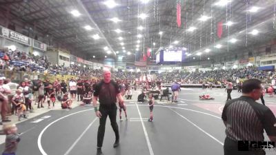 37 lbs Quarterfinal - Basher Garrison, Montrose Elite vs Weston Kisamore, Valley Bad Boys