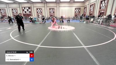 102 lbs Consi Of 16 #2 - Cole Borzio, Pa vs Cohen Swoveland, Me