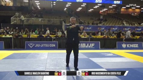 Iris Nascimento Da Costa Feliz vs Danielle Maelen Sabatino 2026 Pan Jiu Jitsu IBJJF Championship