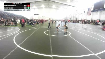 50 lbs Consolation - Greyson Araiza, Mantanona TC vs Jacky Saenz, Threshold WC