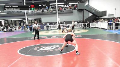 4 - 113 lbs Cons. Round 3 - Dominic Mullen, Spotsylvania vs Jakob Thomas, Powhatan