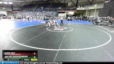 127 lbs Cons. Round 2 - Alexis Holt, Steelclaw Wrestling Club vs Jaelynn VanValkenburg, Steelclaw Wrestling Club