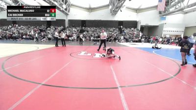 63-M lbs Round Of 32 - Michael Macaluso, Barn Brothers vs Cai Becker, Dragon Rtc
