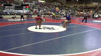 5A 125 lbs Quarterfinal - Amiya Aubrey, Arkansas High School vs Olivia McCoy, Mountain Home