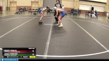 110 lbs Round 5 - Grady Phelps, Cookeville Youth Wresling vs Aiden Forister, Woodshed Wrestling