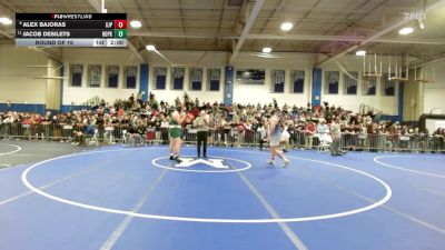 285 lbs Round Of 16 - Alex Bajoras, Saint John's Prep vs Jacob Desilets, Hopkinton
