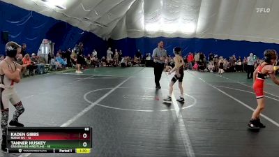 68 lbs Round 3 (6 Team) - Kaden Gibbs, Rogue WC vs Tanner Huskey, Crossroads Wrestling