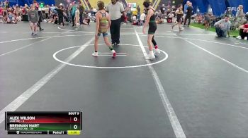 68 lbs Round 3 (8 Team) - Brennan Hart, Ohio Gold 24k vs Alex Wilson, Lake WC