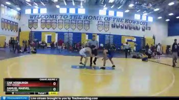 120 lbs Champ. Round 2 - Zak Vosburgh, Well Trained vs Samuel Marvel, Wellington