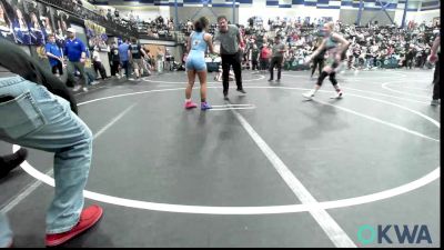 115 lbs Rr Rnd 2 - PJ Kerr, F-5 Grappling vs Lucii Hammond, Enid Junior High