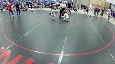 10U Girls - 67 lbs 7th Place Match - Mia Knox, Fort Wayne North Wrestling Club vs Dixie Beasley, Tennessee