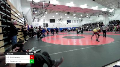 131 lbs Consi Of 16 #2 - Sam Rakhmanov, St Peters vs James Figueroa, Eagle Academy Bronx-PSAL