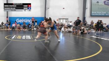 105 lbs Rr Rnd 5 - Jenna Chapman, PA West Black - W vs Maddie Miller, MPOWER Girls Wrestling Club - W