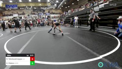 58 lbs Quarterfinal - Rivers Tahdooahnippah, Elgin Wrestling vs Kamden Peters, Harrah Little League Wrestling