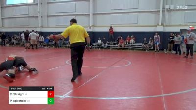 138-C lbs Round Of 32 - Carter Straight, VA vs Preston Apostolec, OH