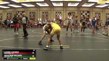 150 lbs Round 5 (6 Team) - DeVaughn Williams, Ohio Gold vs Layden Acevedo, SVRWC Gold