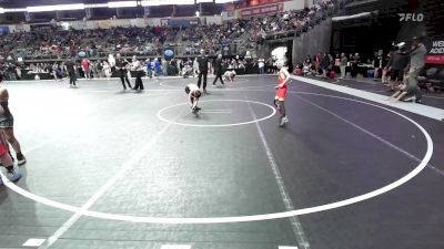 55 lbs Round Of 16 - Kamdynn Parker, East Kansas Eagles vs Dresden Williams, Team Action Wrestling Club