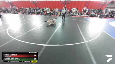 102 lbs Champ. Round 2 - Todd Gurney, Wisconsin vs Rhett Welsing, Denmark Wrestling Club