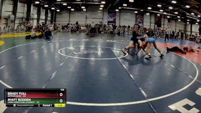 115 lbs Rd# 4- 2:00pm Friday Final Pool - Ryatt Rodden, Lions Wrestling Academy vs Brady Full, Gotcha Blue