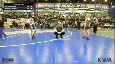 61 lbs Consi Of 4 - Michael Petro, Cowboy Wrestling Club vs Beckam Kolar, Team Nomad