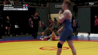 57 kg 5th Place Match - Oscar Chin, Team Impact WC vs Brock Brown, Khalsa WC