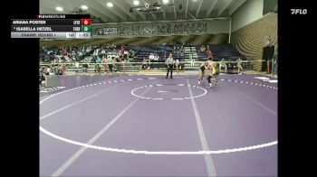 110 lbs Champ. Round 1 - Ariana Posten, Lingle-Ft. Laramie/Southeast vs Isabella Hetzel, Thermopolis