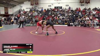 175 lbs Semifinal - Jarrel Miller, St. Edward vs Omaury Alvarez, Baylor School