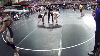 117 lbs Cons. Round 1 - Maddox Benson, MWC Wrestling Academy vs Jaret Corkle, O`Neill Leprechaun Wrestling