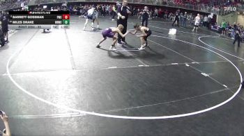85 lbs Champ. Round 2 - Miles Drake, Wood River Wrestling Club vs Barrett Gossman, Pioneer Wrestling Club
