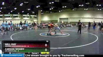 126 lbs Semis & Wb (16 Team) - Carson Woody, 212 Wrestling vs Will May, Indiana Smackdown Black