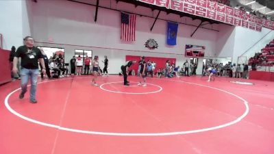 JH 110 lbs Champ. Round 2 - Laynee Hudman, EISENHOWER vs Judith Contreras, PONCA CITY