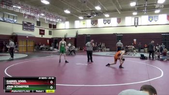 JV-16 lbs Semifinal - Gabriel Vogel, Waterloo East vs John Schaeffer, Osage