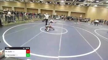 74 lbs 3rd Place - Manny Ayala, Twc vs Yamilette Hernandez, Top Dog WC