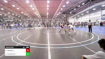 132 lbs Round Of 64 - Gregory Mendez, FL vs Joshua Foxworthy, IN
