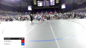 200 lbs Cons 16 #2 - Deionna Borders, Ohio vs Maleah Dunn, Missouri