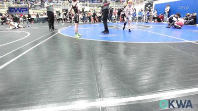 61 lbs Quarterfinal - Bowen Leavitt, Ponca City Wildcat Wrestling vs Oaklin Grace, Blackwell Wrestling Club