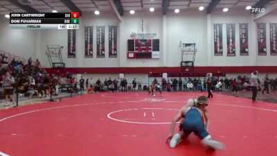 141 lbs Prelim - Dom Fuharman, Big Bend vs John Cartwright, Corban University