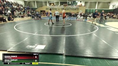 190 lbs Cons. Round 2 - Noah Shipley, Gig Harbor vs Isaiah Peirce, Steilacoom