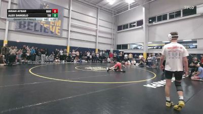 158 lbs Quarterfinal - Judah Aybar, Manchester vs Alex Dangelo, Thiells