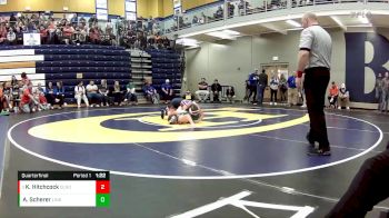120 lbs. Quarterfinal - Kaylan Hitchcock, Olathe North vs Audrey Scherer, Lindbergh