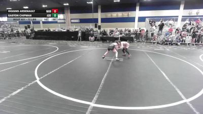 72 lbs Consolation - Riggins Arsenault, Warriors Of Christ vs Easton Chipman, Askeo International