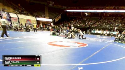 120 Class 1 lbs Champ. Round 1 - Cooper Houser, Trenton vs Dane Phillips, Marceline