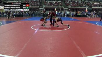 123 lbs Cons. Round 2 - Karter Printy-Smith, Conrad Wrestling Club vs Braxton Tonkovich, Lockwood Wrestling Club