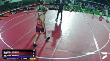 145 lbs Cons. Round 4 - Daxton Bonner, Utah vs Keagan Weaver, Utah