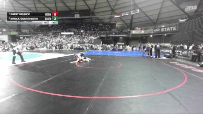 Boys 4A 190 lbs Cons. Semi - Brett Kissick, Mt. Si vs Brock Gustaveson, Gonzaga Prep