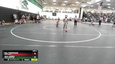 70-75 lbs Round 3 - Gus Andra, Maize Wrestling vs Kal Thompson, King Select