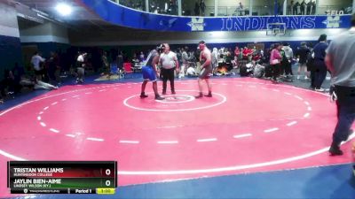 285 lbs Cons. Round 2 - Jaylin Bien-aime, Lindsey Wilson (Ky.) vs Tristan Williams, Huntingdon College