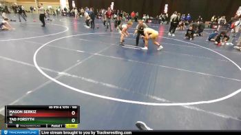 160 lbs Cons. Round 2 - Tad Forsyth, KS vs Mason Serkiz, NE