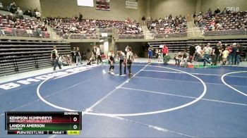 92 lbs Semifinal - Landon Amerson, Shootbox vs Kempson Humphreys, Iron County Wrestling Academy