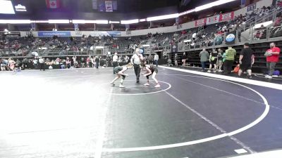 103.6 lbs 3rd Place - Blayklee Vasquez, Southmoore SaberCats Wrestling vs Serina Catt, Darkhorse WC